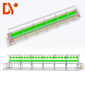 DY15 double side lean pipe belt conveyor assembly line table for Workshop